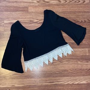 Bell sleeve top